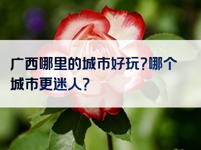 广西哪里的城市好玩？哪个城市更迷人？