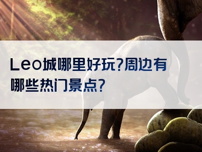 Leo城哪里好玩？周边有哪些热门景点？
