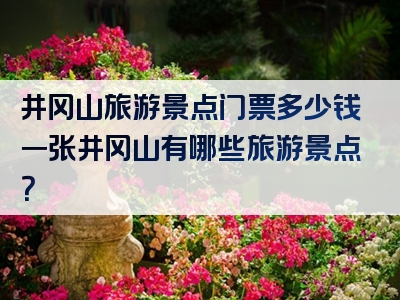 井冈山旅游景点门票多少钱一张井冈山有哪些旅游景点？