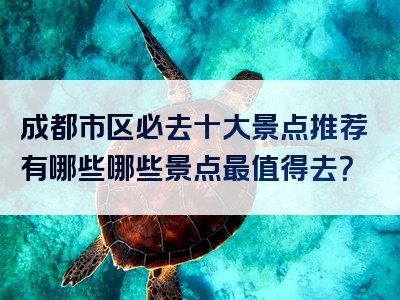 成都市区必去十大景点推荐有哪些哪些景点最值得去？