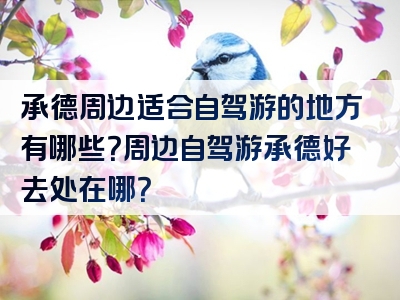承德周边适合自驾游的地方有哪些？周边自驾游承德好去处在哪？
