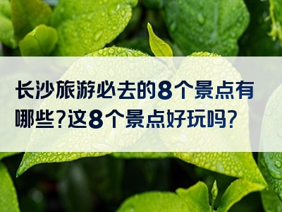 长沙旅游必去的8个景点有哪些？这8个景点好玩吗？