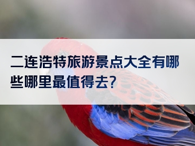 二连浩特旅游景点大全有哪些哪里最值得去？