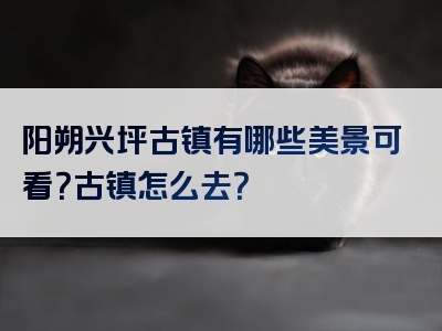 阳朔兴坪古镇有哪些美景可看？古镇怎么去？
