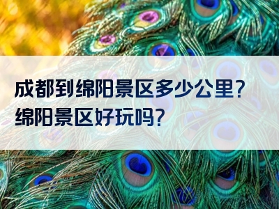 成都到绵阳景区多少公里？绵阳景区好玩吗？