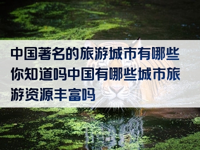 中国著名的旅游城市有哪些你知道吗中国有哪些城市旅游资源丰富吗
