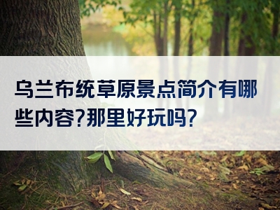 乌兰布统草原景点简介有哪些内容？那里好玩吗？