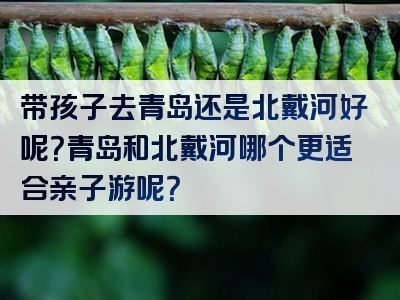 带孩子去青岛还是北戴河好呢？青岛和北戴河哪个更适合亲子游呢？