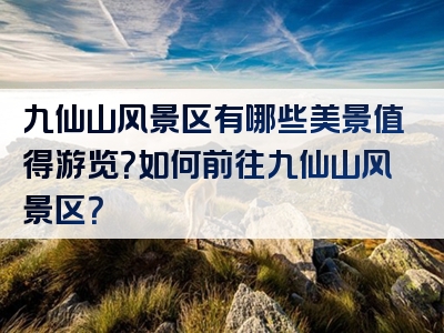 九仙山风景区有哪些美景值得游览？如何前往九仙山风景区？
