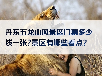 丹东五龙山风景区门票多少钱一张？景区有哪些看点？