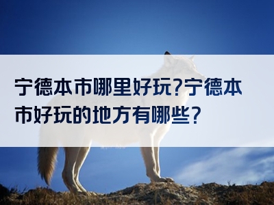 宁德本市哪里好玩？宁德本市好玩的地方有哪些？