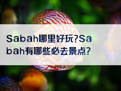 Sabah哪里好玩？Sabah有哪些必去景点？