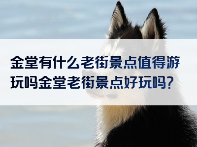 金堂有什么老街景点值得游玩吗金堂老街景点好玩吗？