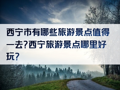 西宁市有哪些旅游景点值得一去？西宁旅游景点哪里好玩？