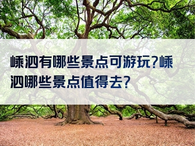 嵊泗有哪些景点可游玩？嵊泗哪些景点值得去？