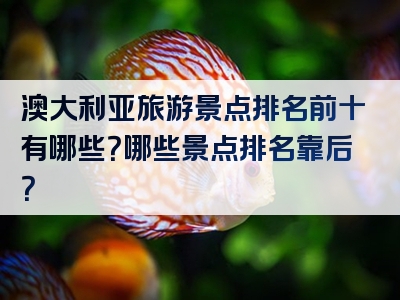 澳大利亚旅游景点排名前十有哪些？哪些景点排名靠后？