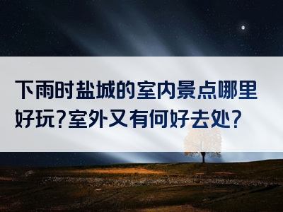 下雨时盐城的室内景点哪里好玩？室外又有何好去处？