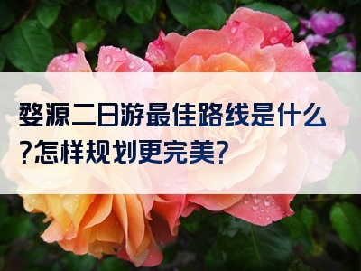 婺源二日游最佳路线是什么？怎样规划更完美？
