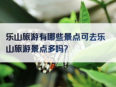 乐山旅游有哪些景点可去乐山旅游景点多吗？