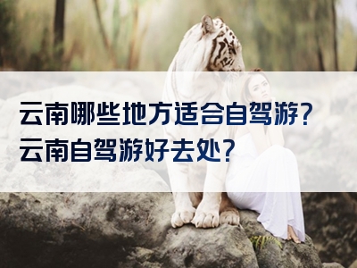 云南哪些地方适合自驾游？云南自驾游好去处？