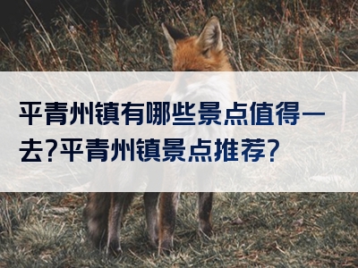 平青州镇有哪些景点值得一去？平青州镇景点推荐？