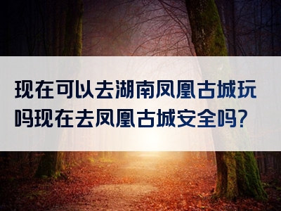 现在可以去湖南凤凰古城玩吗现在去凤凰古城安全吗？