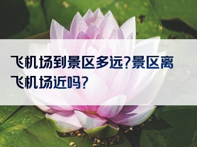 飞机场到景区多远？景区离飞机场近吗？