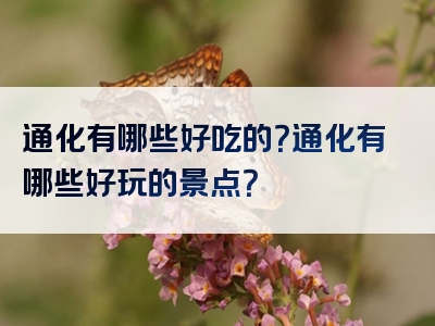通化有哪些好吃的？通化有哪些好玩的景点？
