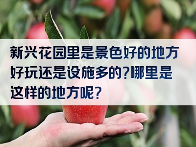 新兴花园里是景色好的地方好玩还是设施多的？哪里是这样的地方呢？