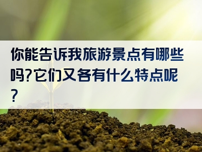 你能告诉我旅游景点有哪些吗？它们又各有什么特点呢？