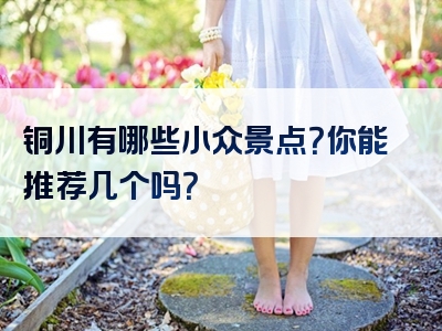 铜川有哪些小众景点？你能推荐几个吗？