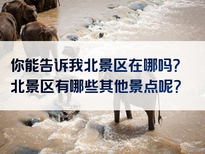你能告诉我北景区在哪吗？北景区有哪些其他景点呢？