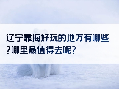 辽宁靠海好玩的地方有哪些？哪里最值得去呢？