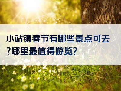小站镇春节有哪些景点可去？哪里最值得游览？