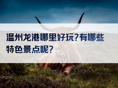 温州龙港哪里好玩？有哪些特色景点呢？
