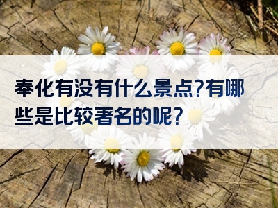 奉化有没有什么景点？有哪些是比较著名的呢？