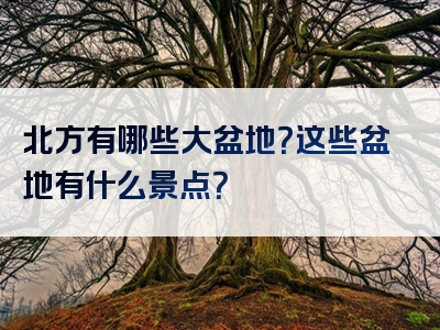 北方有哪些大盆地？这些盆地有什么景点？