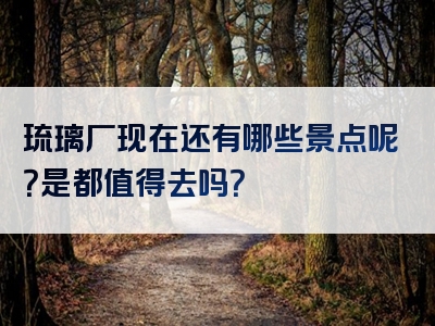 琉璃厂现在还有哪些景点呢？是都值得去吗？