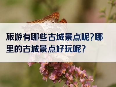 旅游有哪些古城景点呢？哪里的古城景点好玩呢？
