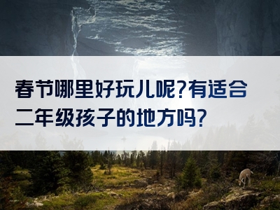 春节哪里好玩儿呢？有适合二年级孩子的地方吗？