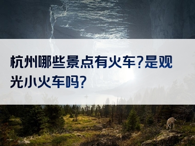 杭州哪些景点有火车？是观光小火车吗？