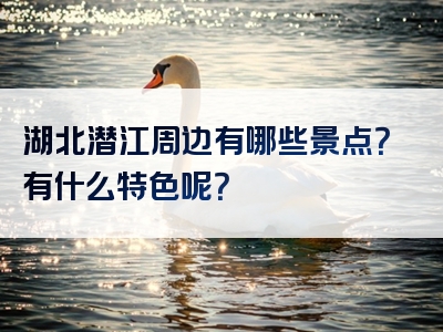 湖北潜江周边有哪些景点？有什么特色呢？