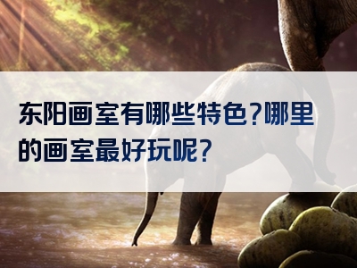 东阳画室有哪些特色？哪里的画室最好玩呢？