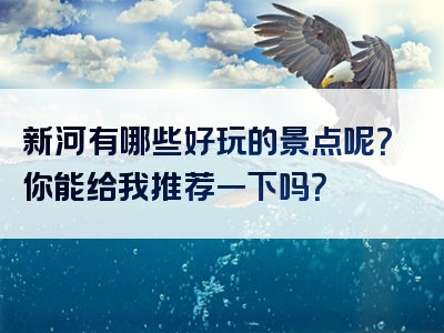 新河有哪些好玩的景点呢？你能给我推荐一下吗？
