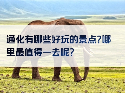 通化有哪些好玩的景点？哪里最值得一去呢？