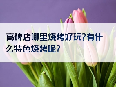 高碑店哪里烧烤好玩？有什么特色烧烤呢？