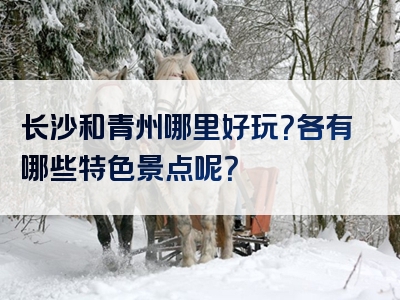长沙和青州哪里好玩？各有哪些特色景点呢？