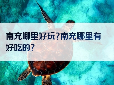 南充哪里好玩？南充哪里有好吃的？