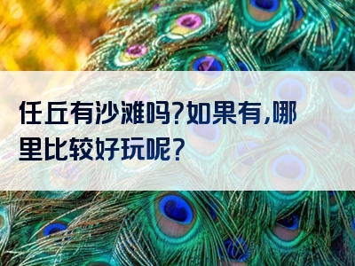 任丘有沙滩吗？如果有，哪里比较好玩呢？