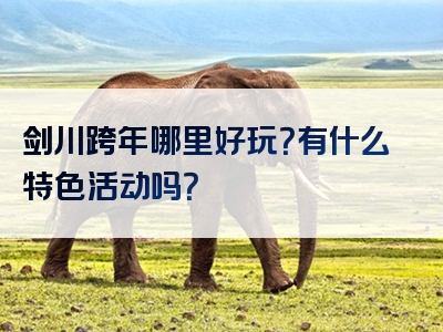 剑川跨年哪里好玩？有什么特色活动吗？